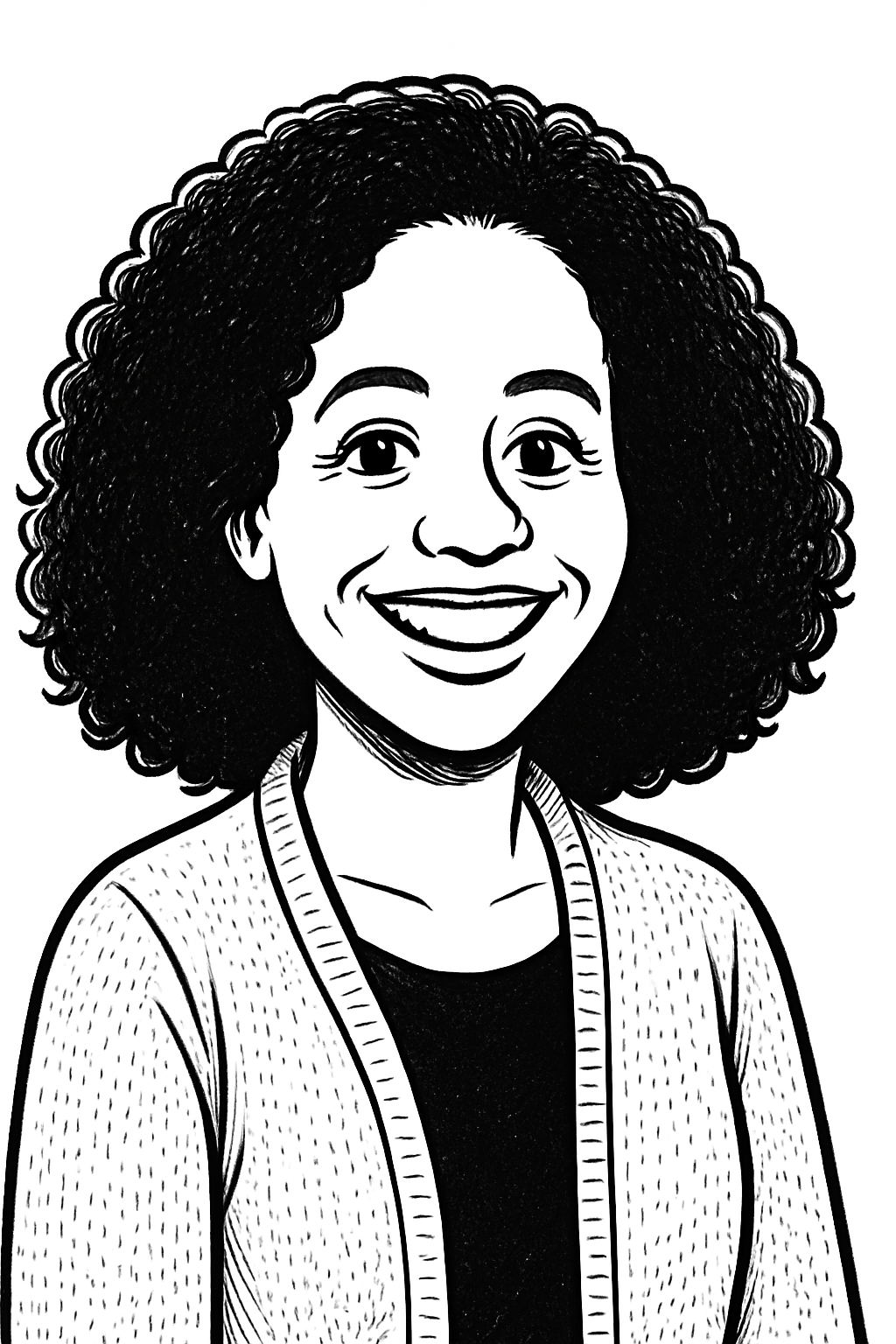 Janette im Comicstil